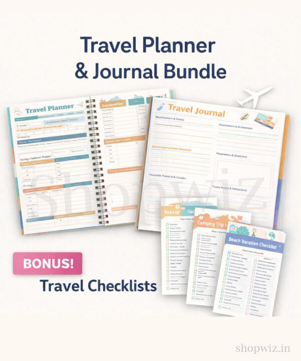 Travel-Planner-Journal-Bundle-Travel-checklist